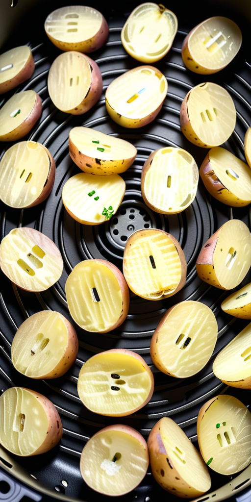 how long to cook sliced potatoes in air fryer