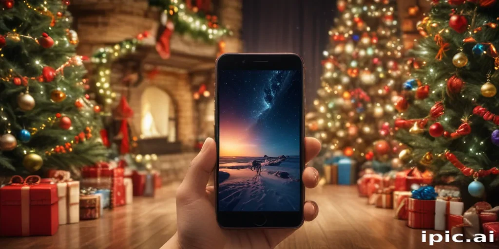 christmas phone background