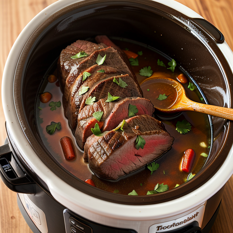 sirloin tip roast crock pot slow cooker