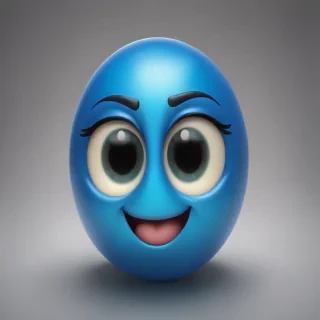 blue emoji