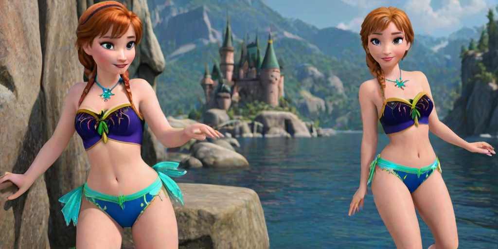 frozen anna bikini