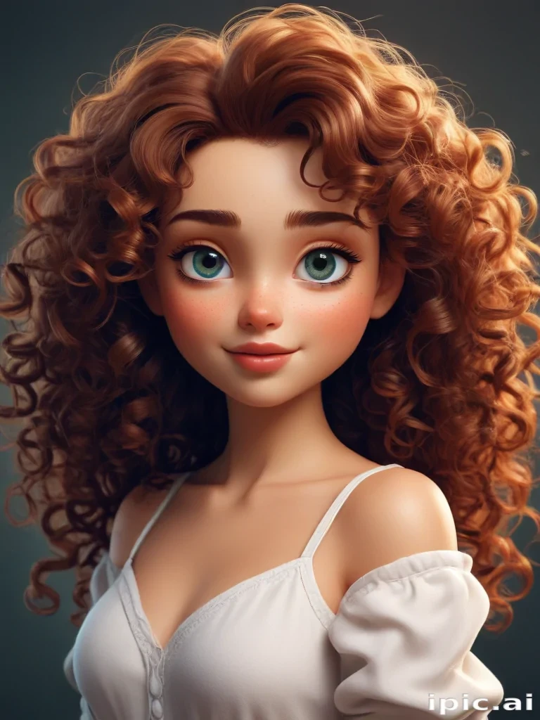 cartoon characters with curly hair