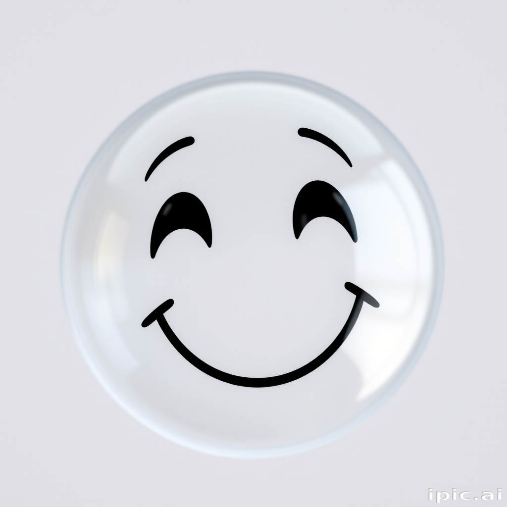 transparent happy face