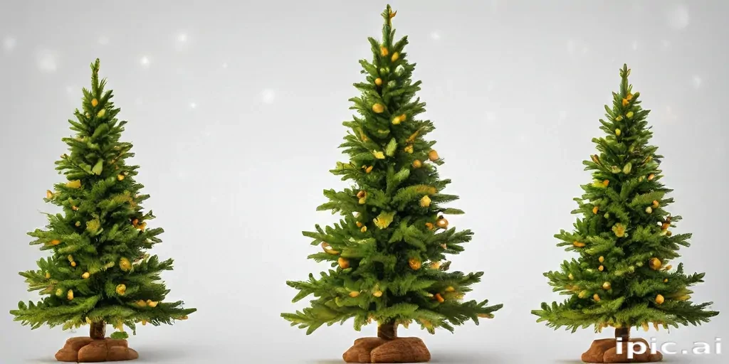 christmas trees transparent background