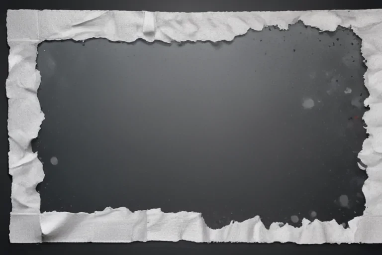 transparent background ripped paper