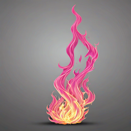 pink flames png