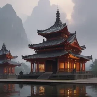 temple background