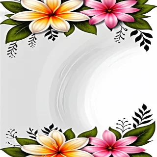 png border flower