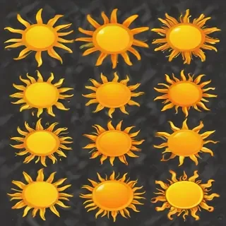 sun clipart no background