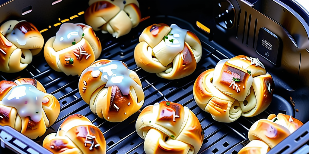 frozen garlic knots in air fryer