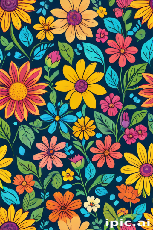 cartoon flowers png