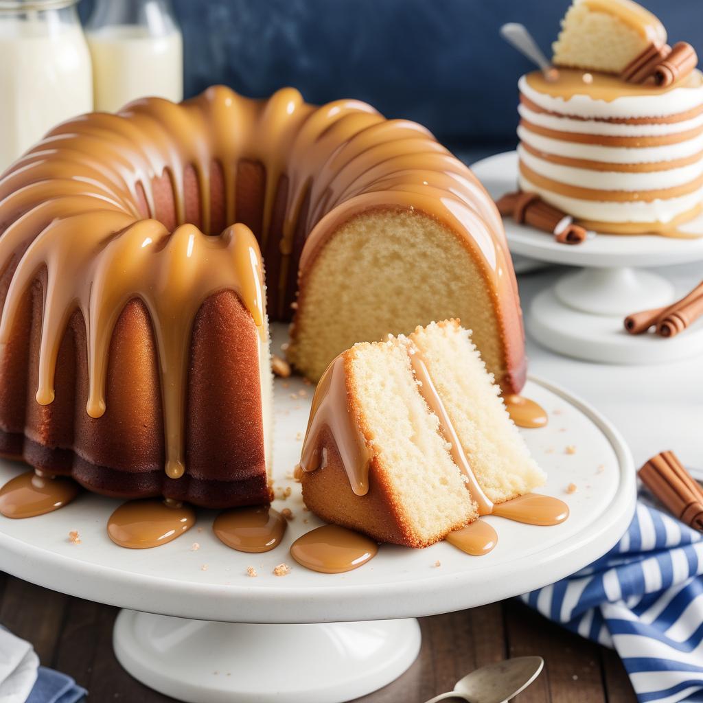 salted caramel kentucky butter cake
