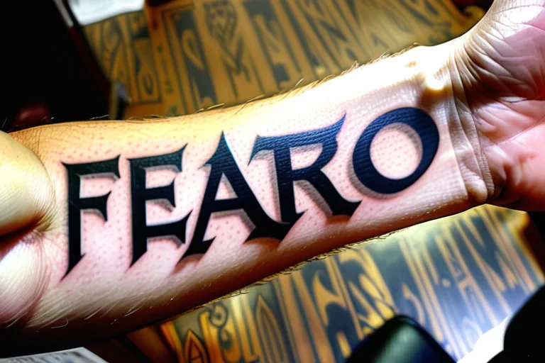 fear god tattoo