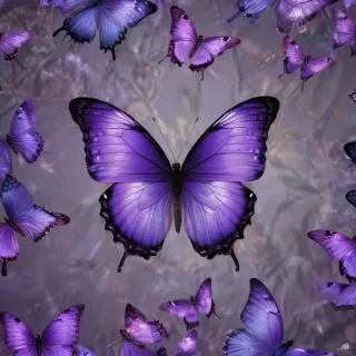 purple butterfly images