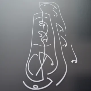 transparent music notes