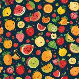 cute fruit backgrounds