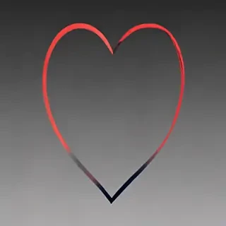 heart outline transparent
