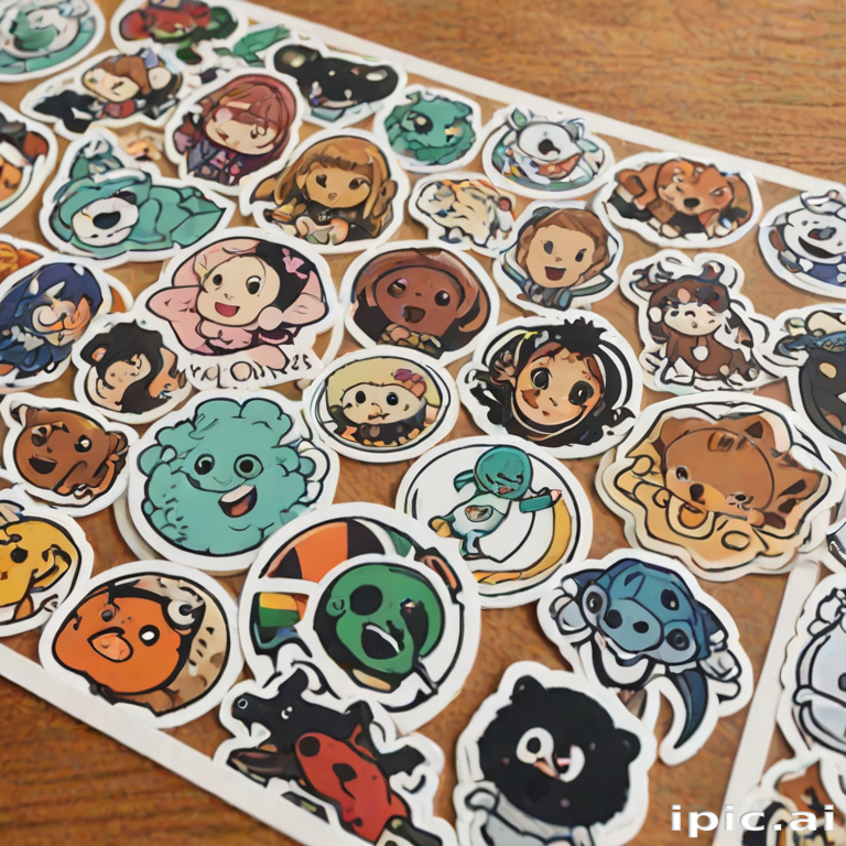 stickers with transparent background