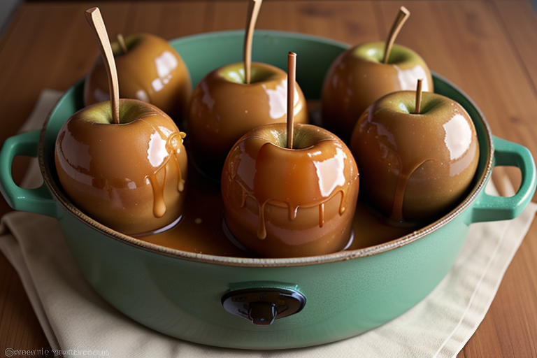 caramel apples in crock pot