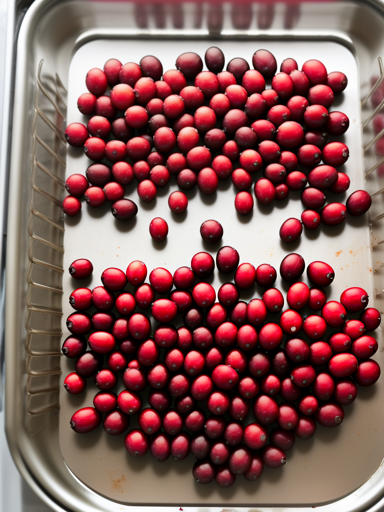 how to dry cranberries in oven