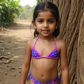 indian kid bikini
