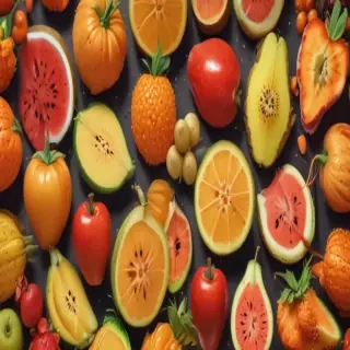 cartoon fruit