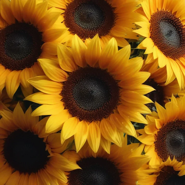 aesthetic sunflower background