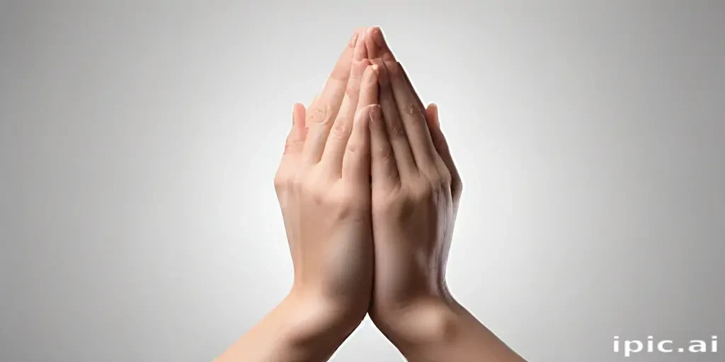 pray hands png