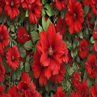 red flower bg