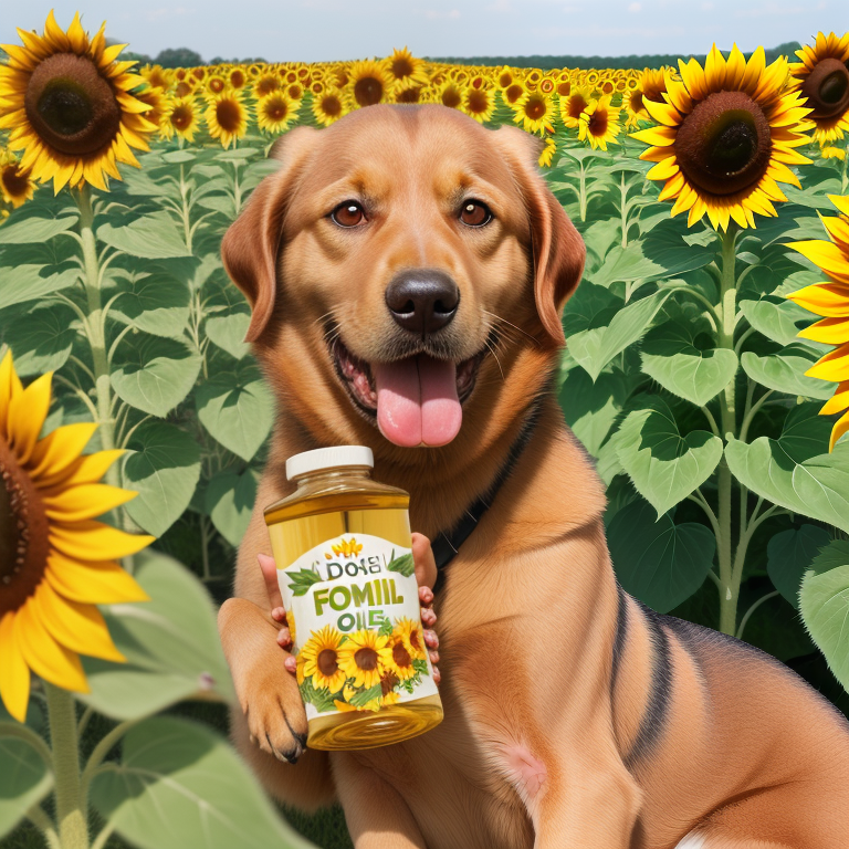 can dogs eat sunflower oil