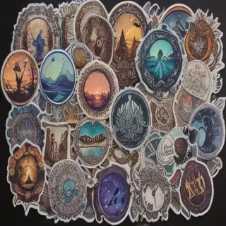 stickers png aesthetic