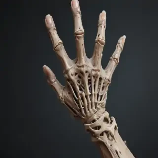 skeleton hand png