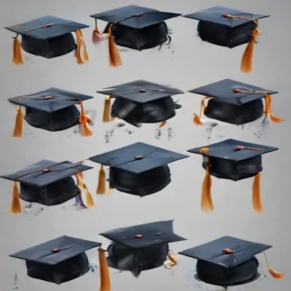 graduation cap transparent background