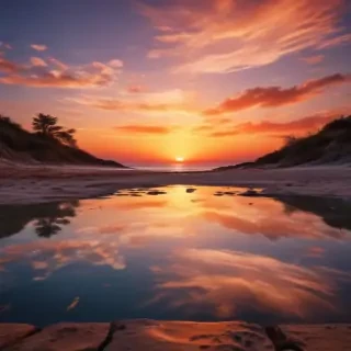 cute sunset wallpaper