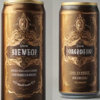 beer can mockup