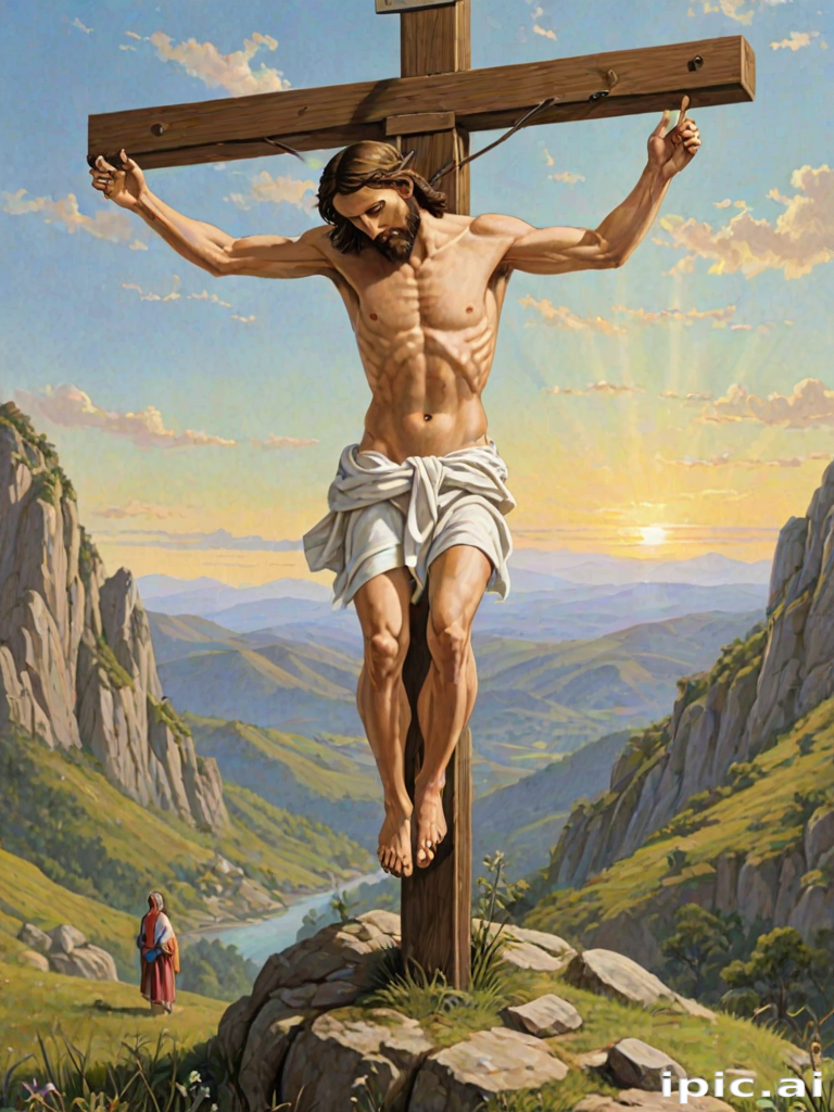 jesus on the cross clipart