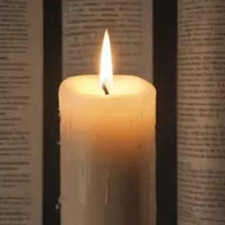 candle drawing