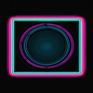 neon border png