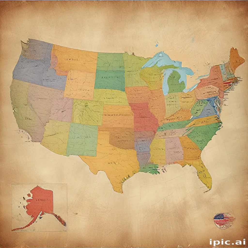 map united states