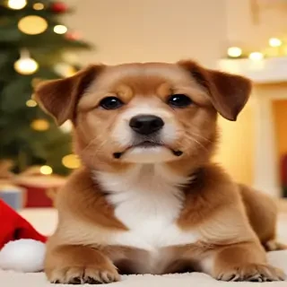 dog christmas backgrounds