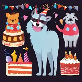 party animal clipart