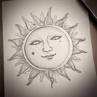 sun doodle