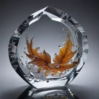 sparkling transparent