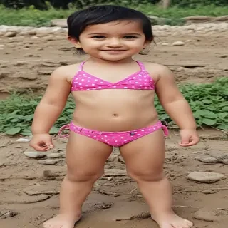 indian kid bikini