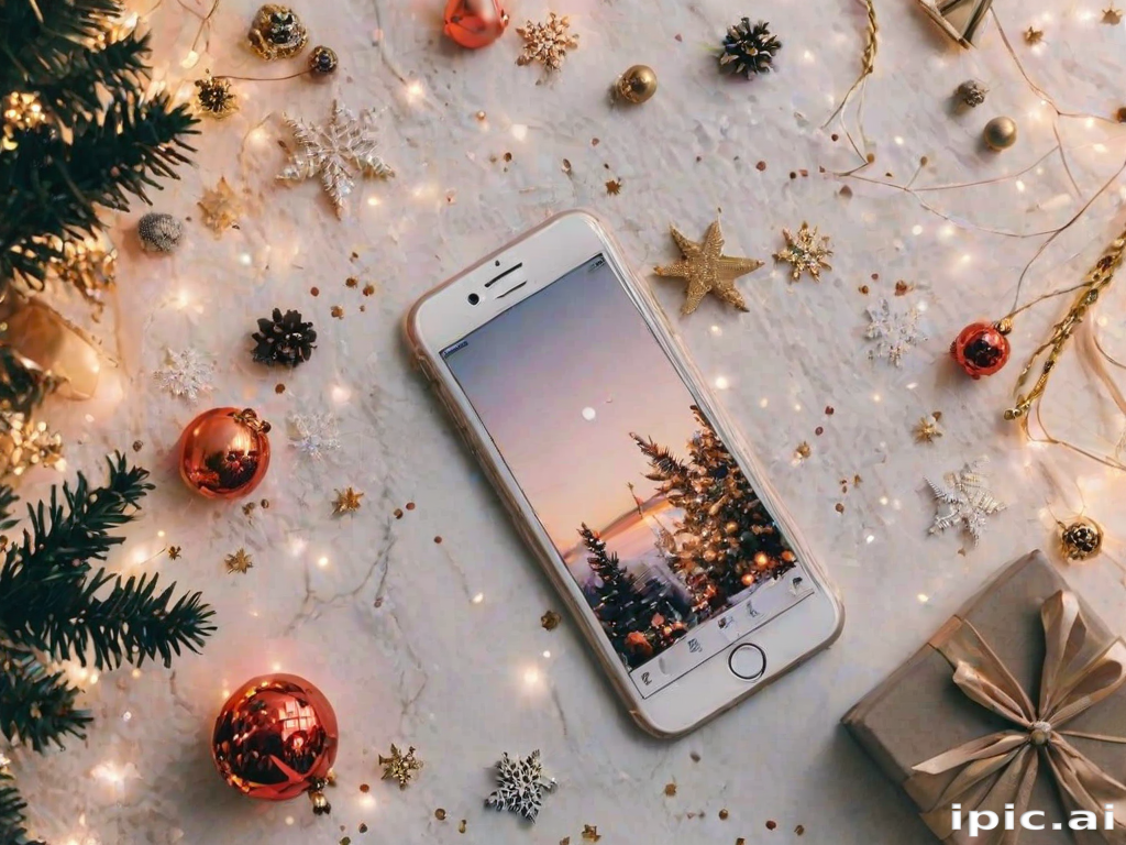 iphone christmas aesthetic wallpaper
