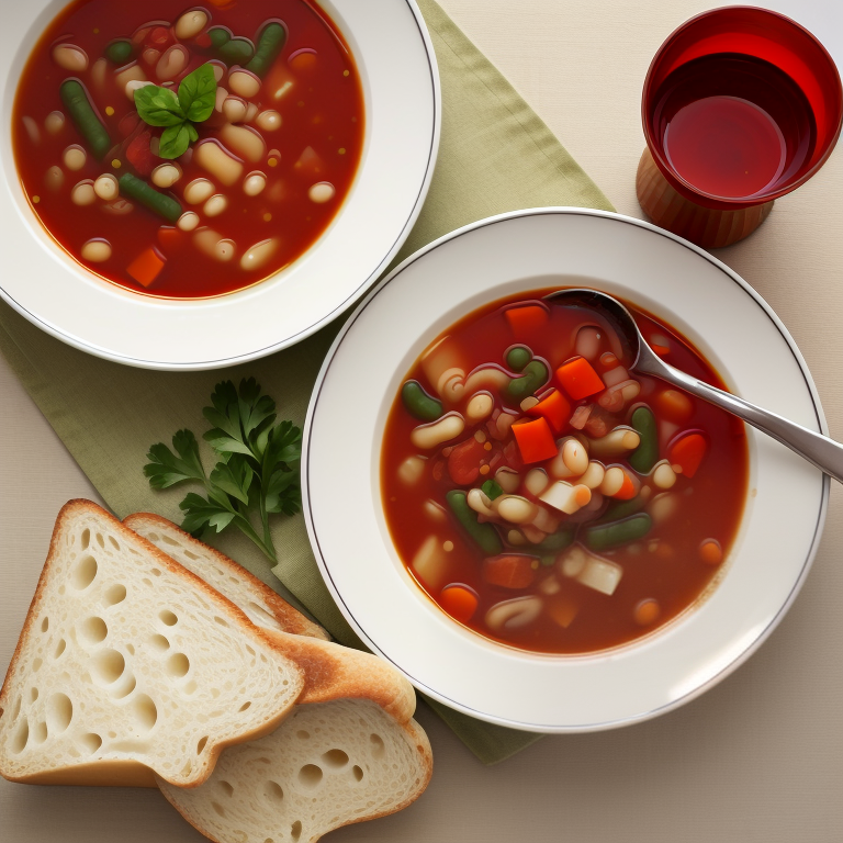 what to serve with minestrone soup