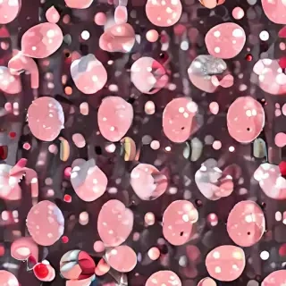 polka dots transparent