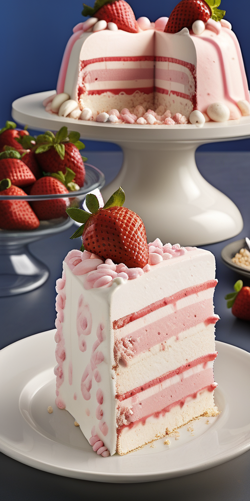 carvel strawberry ice cream cake
