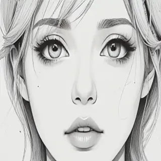 transparent line art