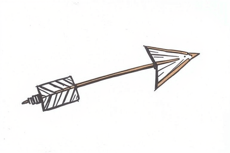 hand drawn arrow